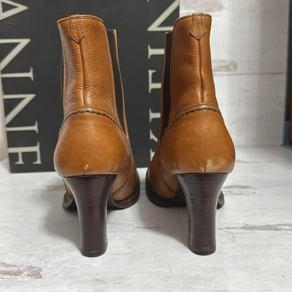 Gently used Cole Haan tan booties. Size 8.5. - Picture 4 of 8